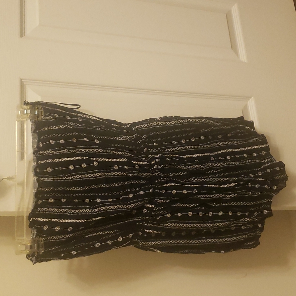 Strapless romper